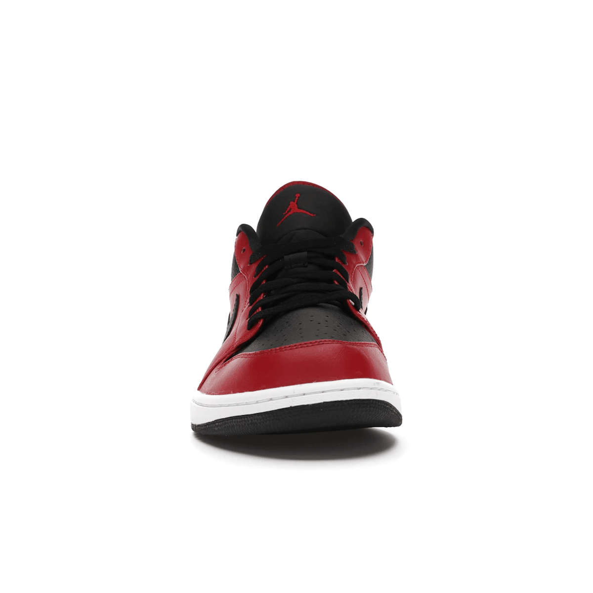 Air Jordan 1 Low Reverse Bred Pebbled Swoosh - Sneakerzone