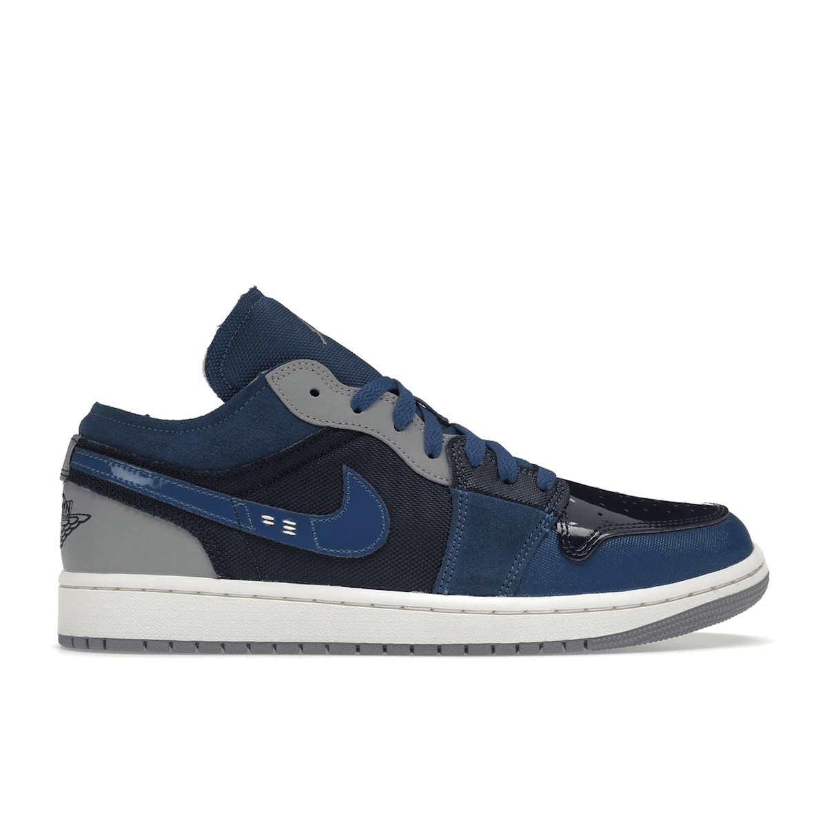 Air Jordan 1 Low SE Craft Obsidian French Blue Ashen Slate White - Sneakerzone