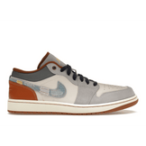 Air Jordan 1 Low SE Phantom Repaired Denim Swoosh - Sneakerzone