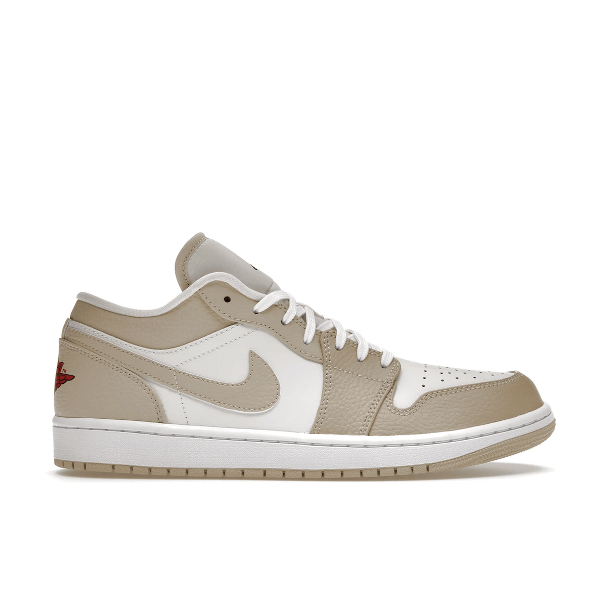 Air Jordan 1 Low SE Sail Rattan University Red - Sneakerzone