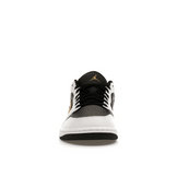 Air Jordan 1 Low White Black Metallic Gold Swoosh - Sneakerzone