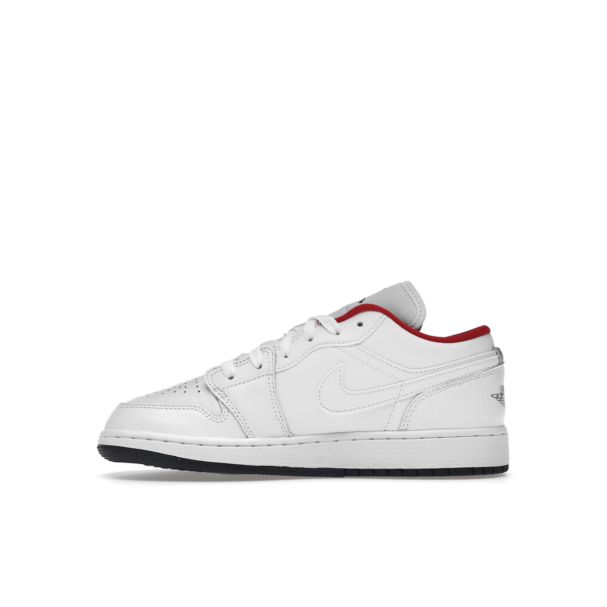 Air Jordan 1 Low White Gym Red Black - Sneakerzone