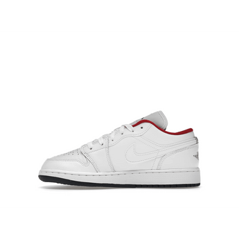 Air Jordan 1 Low White Gym Red Black - Sneakerzone