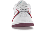 Air Jordan 1 Low White Light Bordeuax - Sneakerzone