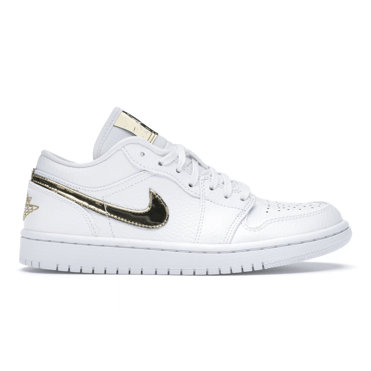 Air Jordan 1 Low White Metallic Gold - Sneakerzone