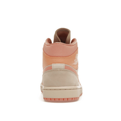 Air Jordan 1 Mid Apricot Orange - Sneakerzone
