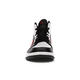 Air Jordan 1 Mid Black Chile Red White - Sneakerzone