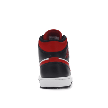 Air Jordan 1 Mid Black Fire Red - Sneakerzone