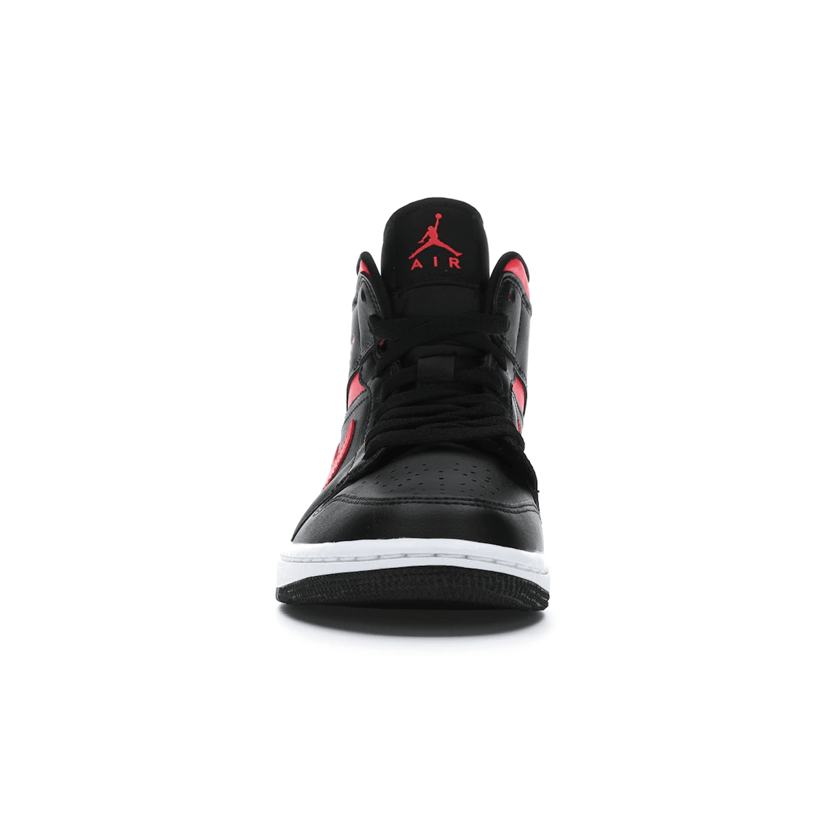 Air Jordan 1 Mid Black Siren Red secondary image