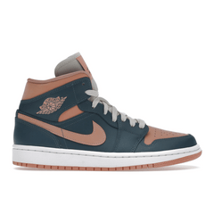 Air Jordan 1 Mid Dark Teal Green - Sneakerzone