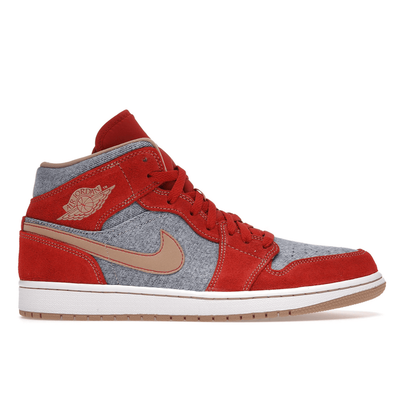 Air Jordan 1 Mid Denim Red product image