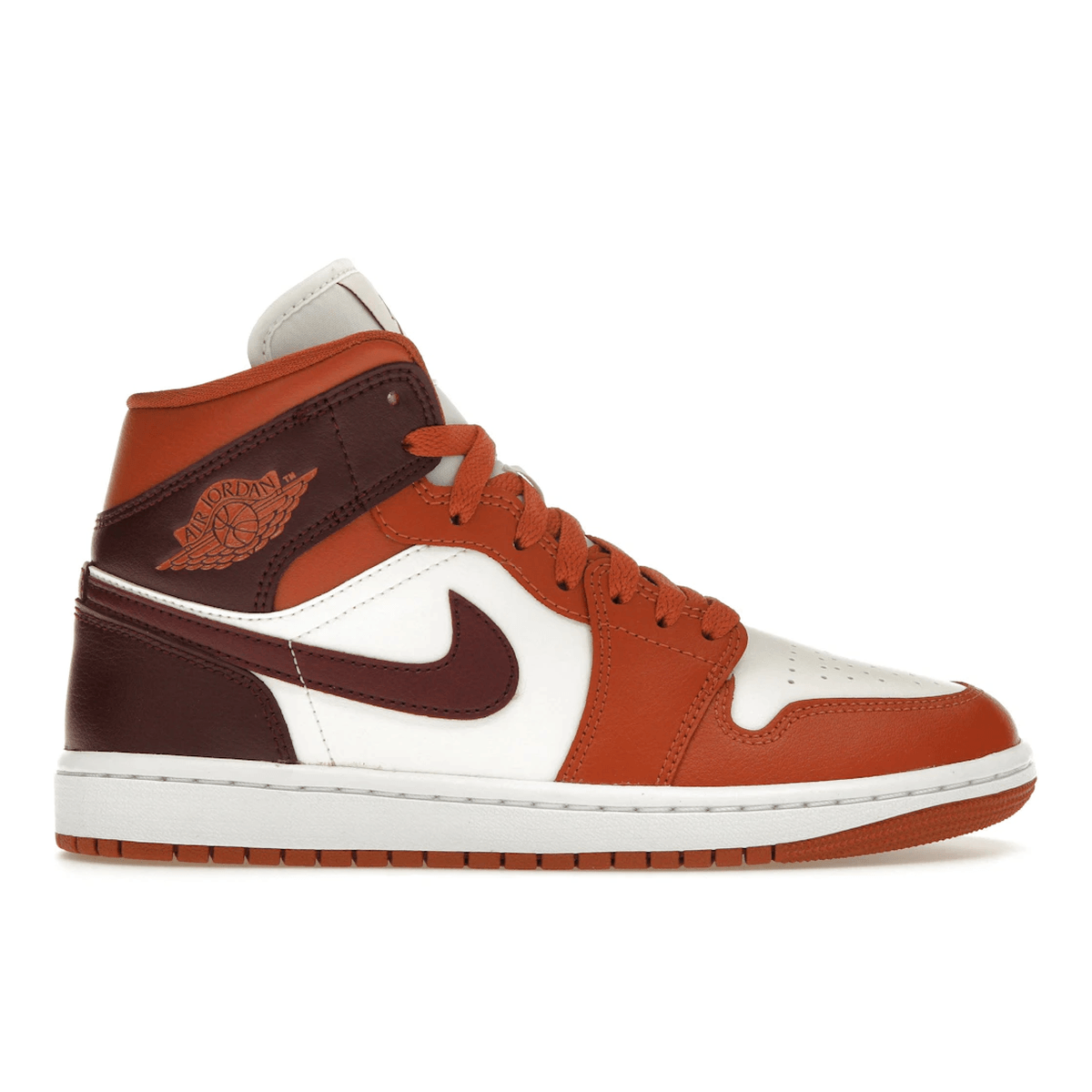 Air Jordan 1 Mid Dusty Peach Night Maroon - Sneakerzone