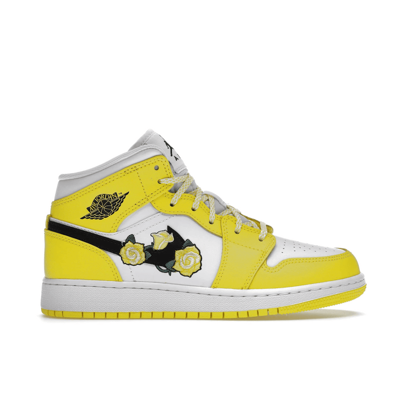Air Jordan 1 Mid Dynamic Yellow Floral product image