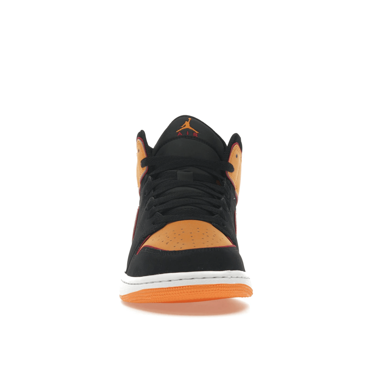Air Jordan 1 Mid Fat Tongue Black Orange - Sneakerzone