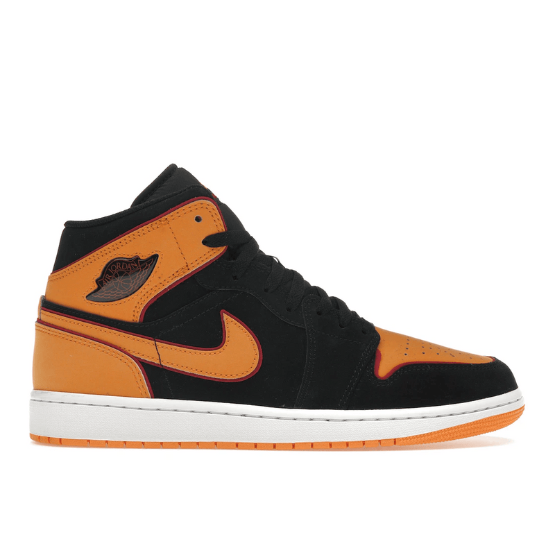 Air Jordan 1 Mid Fat Tongue Black Orange product image