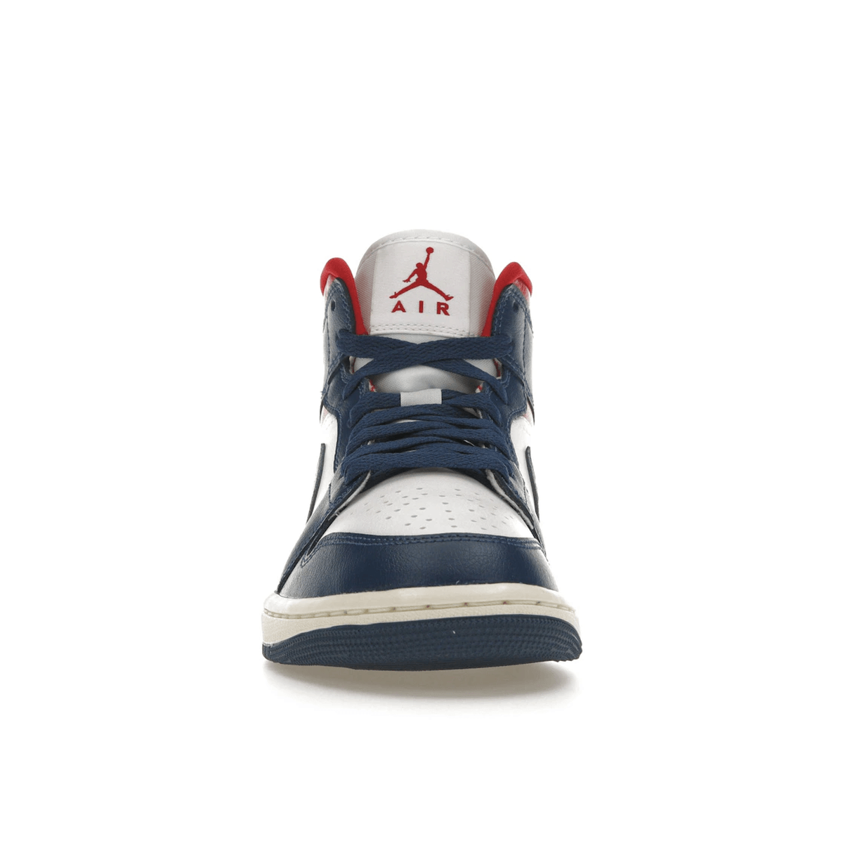 Air Jordan 1 Mid French Blue Gym Red secondary image