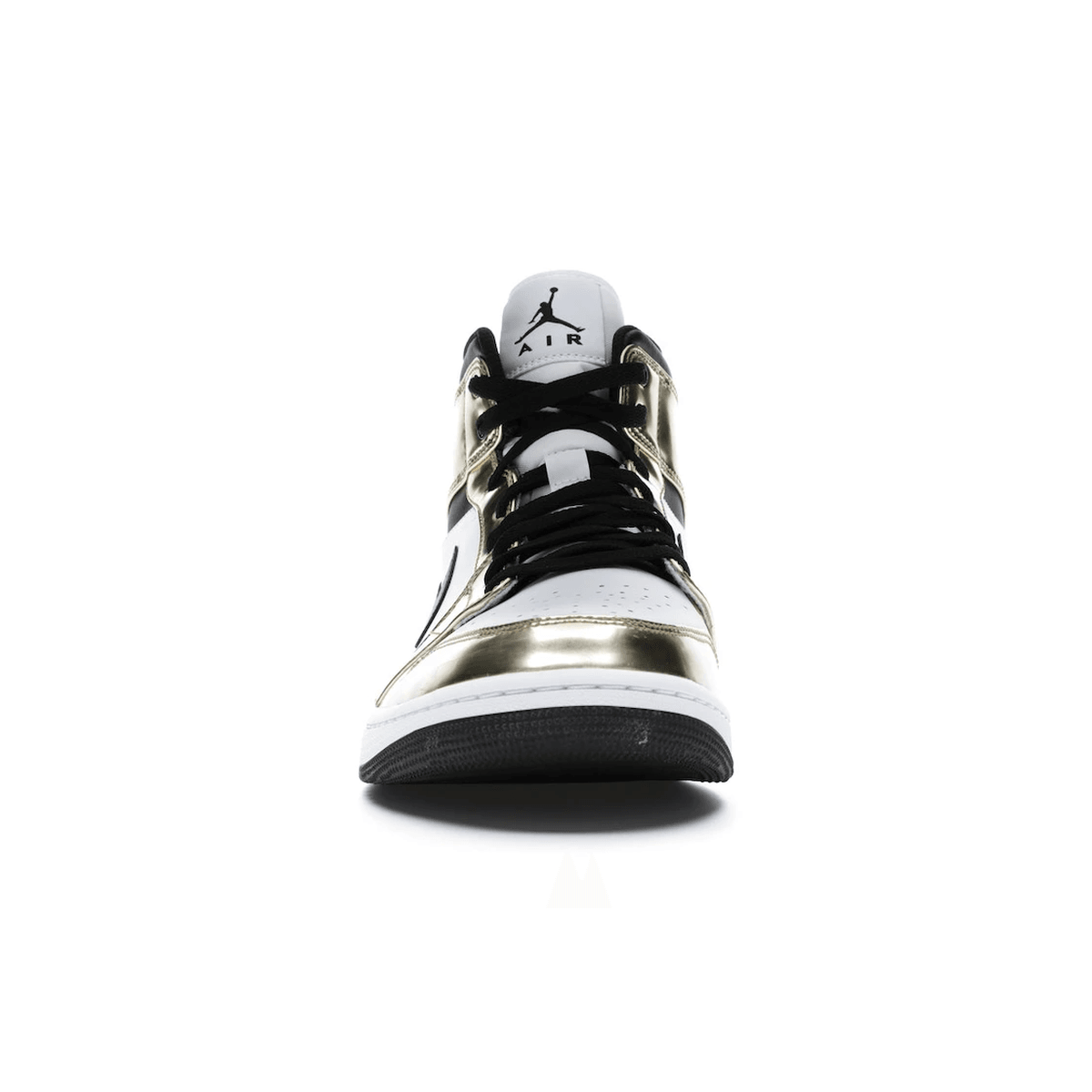 Air Jordan 1 Mid Metallic Gold Black White - Sneakerzone