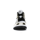 Air Jordan 1 Mid Metallic Gold Black White - Sneakerzone