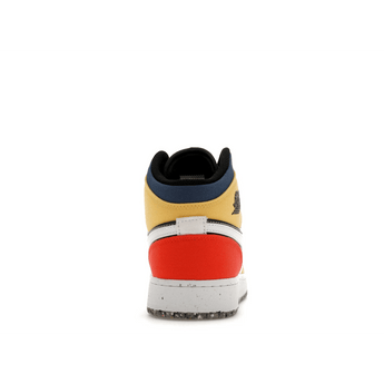 Air Jordan 1 Mid Multi-Color Canvas - Sneakerzone
