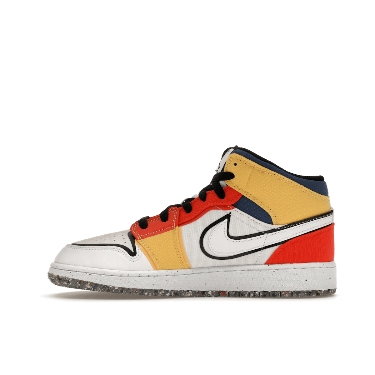 Air Jordan 1 Mid Multi-Color Canvas - Sneakerzone