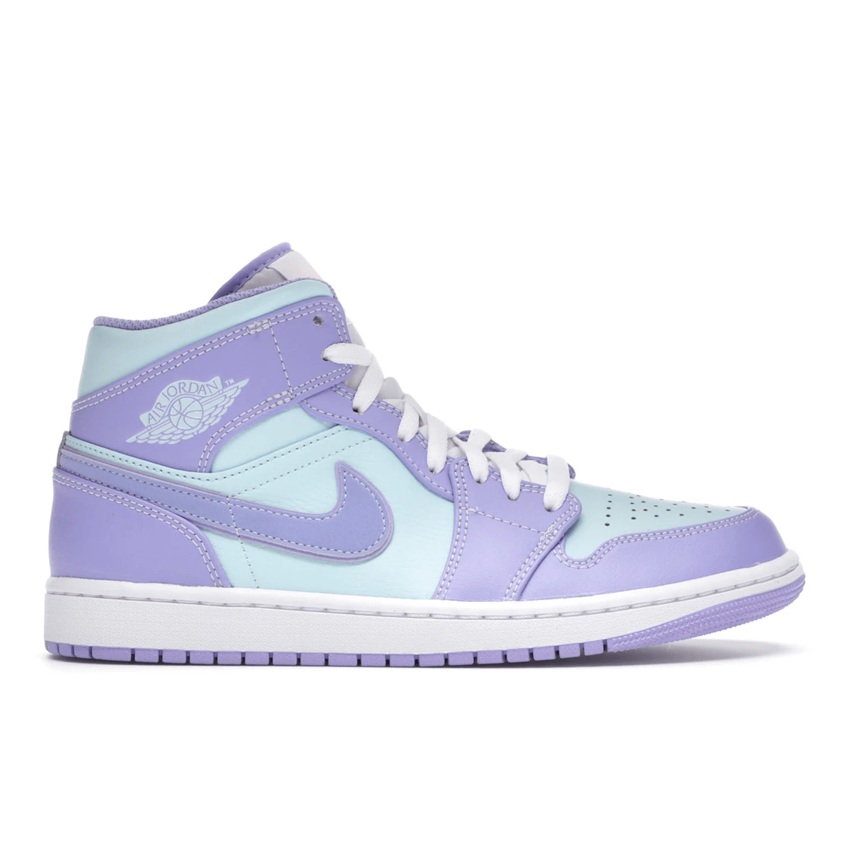 Air Jordan 1 Mid Purple Aqua - Sneakerzone