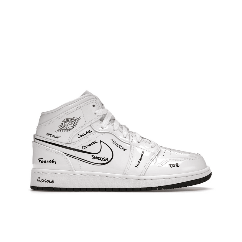 Air Jordan 1 Mid Schematic product image