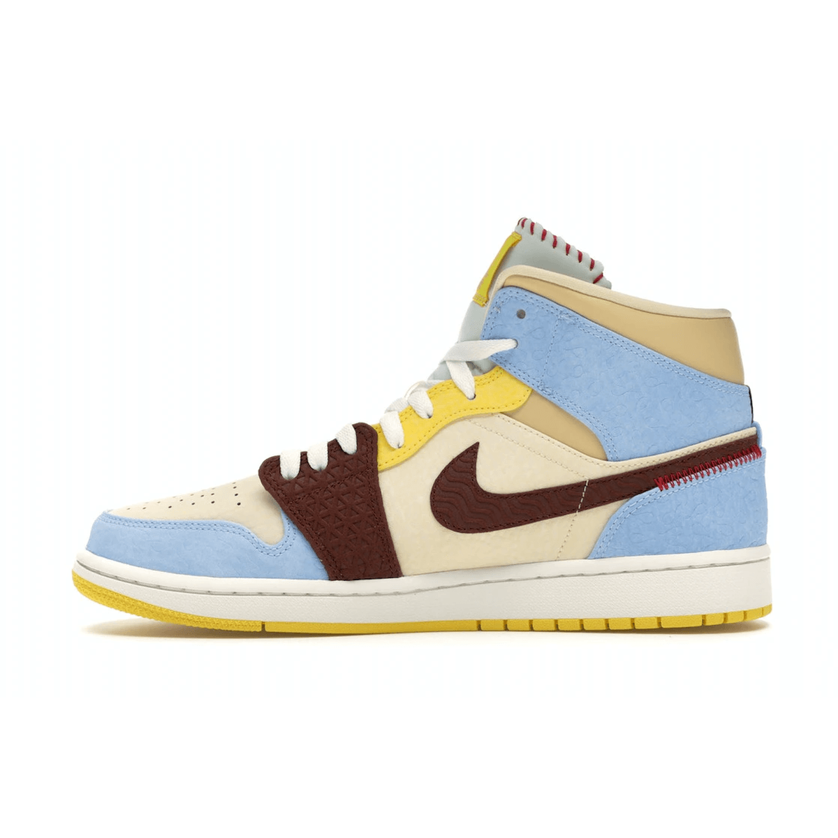 Air Jordan 1 Mid SE Fearless Maison Chateau Rouge - Sneakerzone