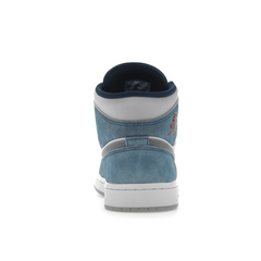 Air Jordan 1 Mid SE French Blue Light Steel - Sneakerzone