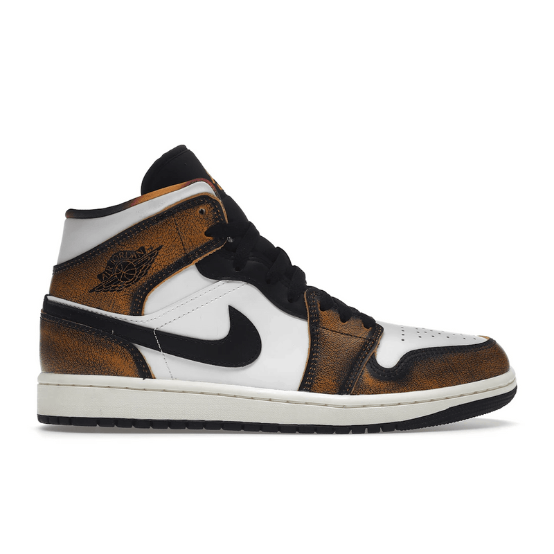 Air Jordan 1 Mid SE Orange Wear Away product image