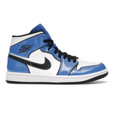 Air Jordan 1 Mid Signal Blue - Sneakerzone