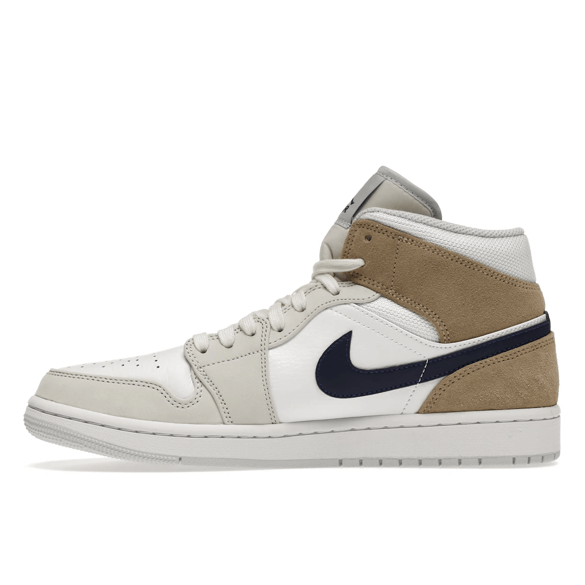 Air Jordan 1 Mid Tan Suede - Sneakerzone