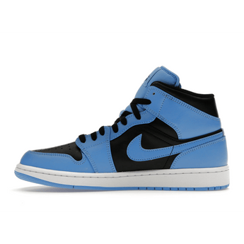 Air Jordan 1 Mid University Blue Black - Sneakerzone