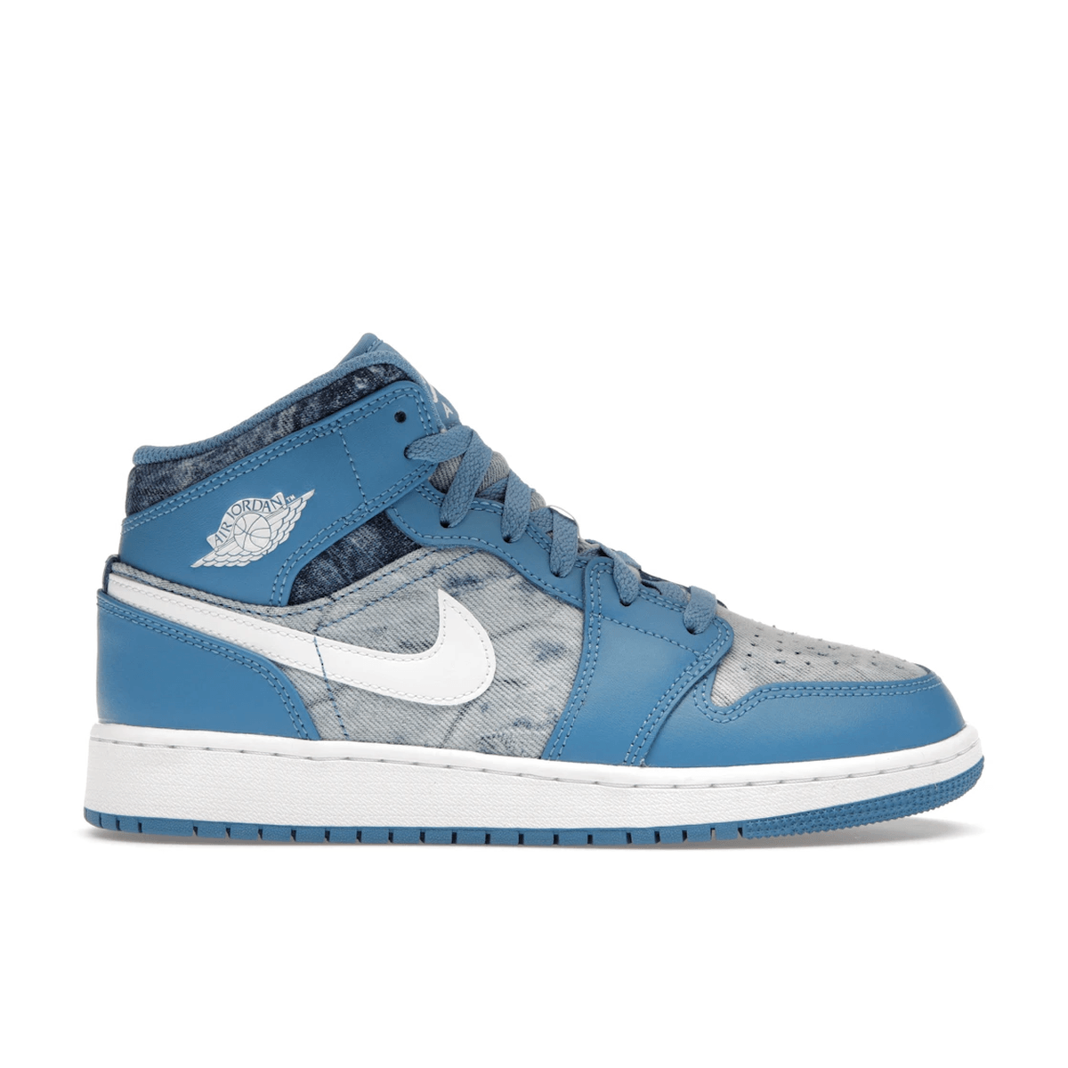 Air Jordan 1 Mid Washed Denim - Sneakerzone