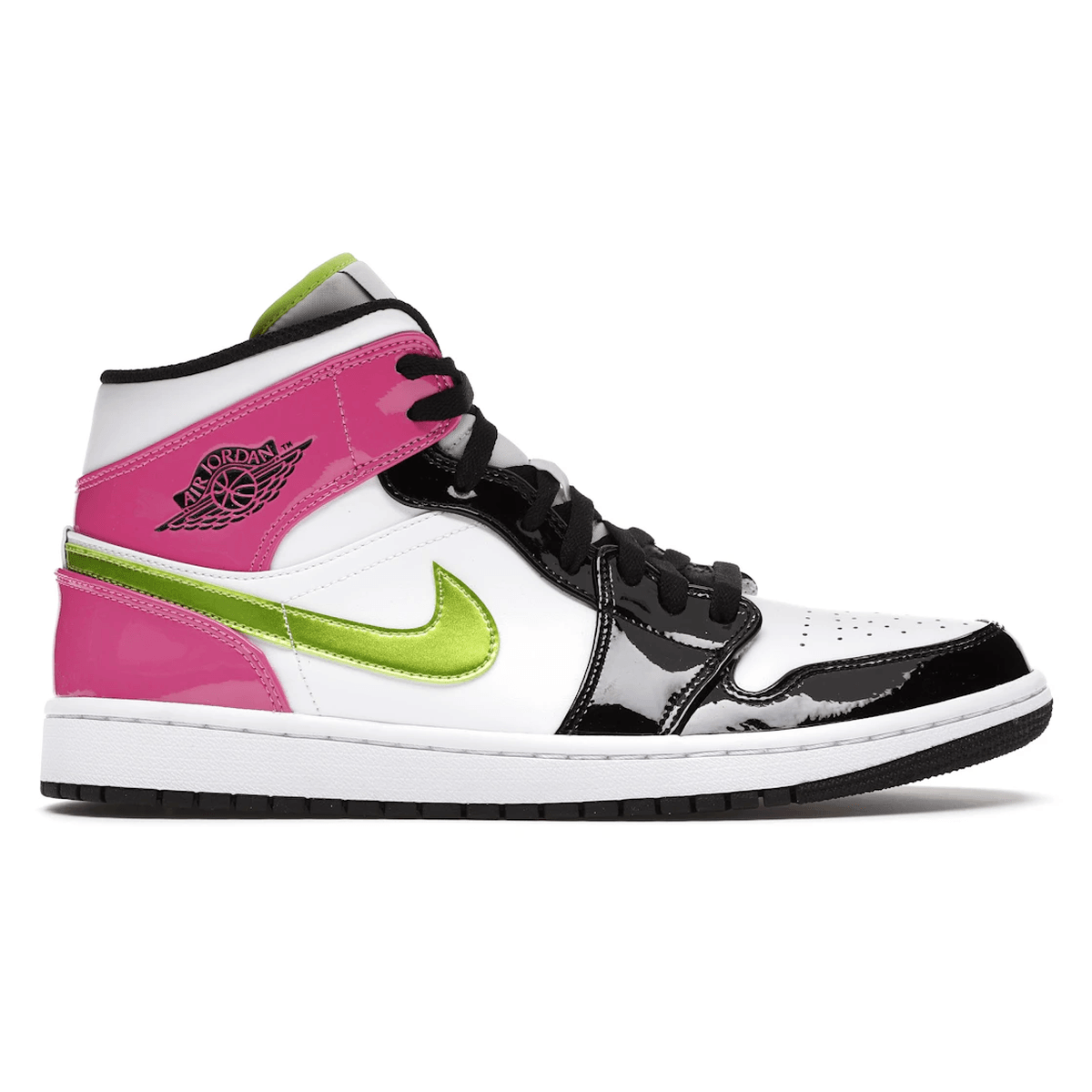Air Jordan 1 Mid Black Cyber Pink display picture 1