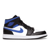 Air Jordan 1 Mid White Black Racer Blue - Sneakerzone