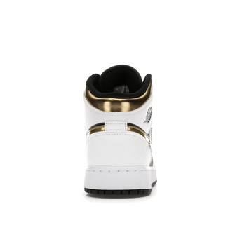 Air Jordan 1 Mid White Gold Black - Sneakerzone