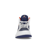 Air Jordan 1 Mid White Laser Orange Deep Royal Blue - Sneakerzone