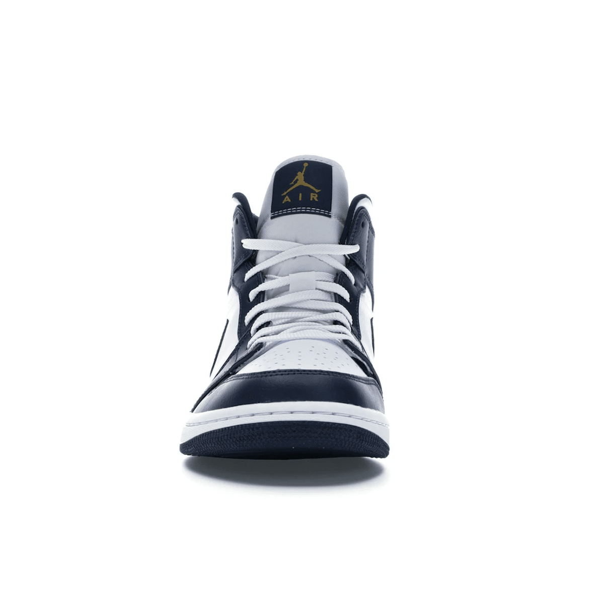 Air Jordan 1 Mid White Metallic Gold Obsidian secondary image