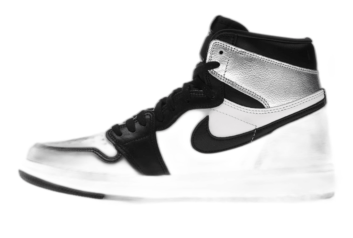 Air Jordan 1 Retro High Silver Toe - Sneakerzone