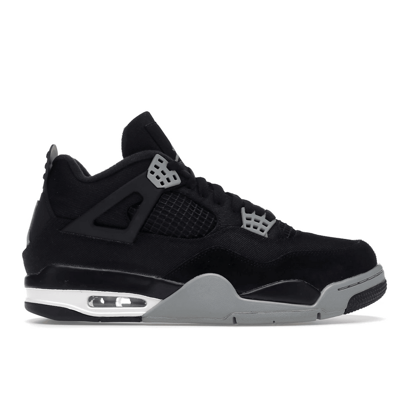 Air Jordan 4 Retro Black Canvas product image