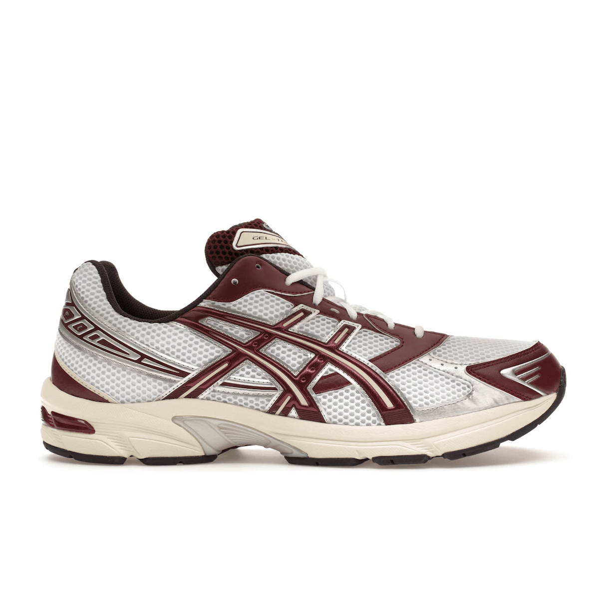 ASICS Gel-1130 White Maroon Banner - Sneakerzone