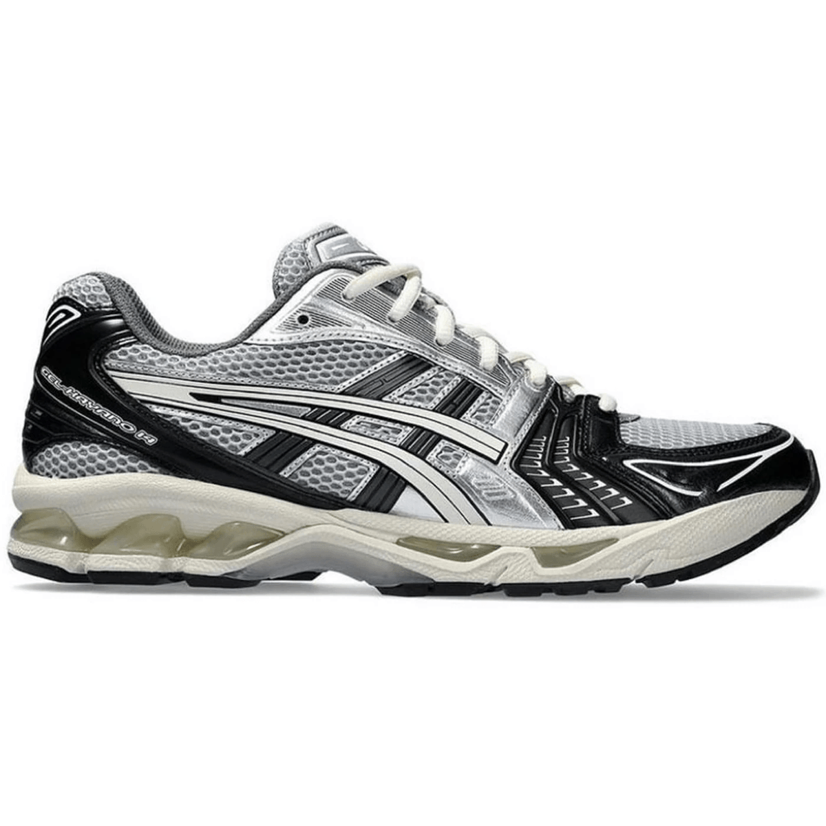 ASICS Gel-Kayano 14 Black Glacier Grey Silver - Sneakerzone