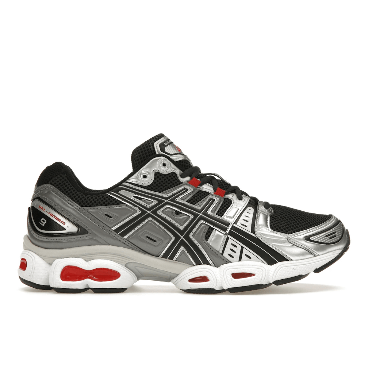ASICS Gel-Nimbus 9 Graphite Grey Red - Sneakerzone