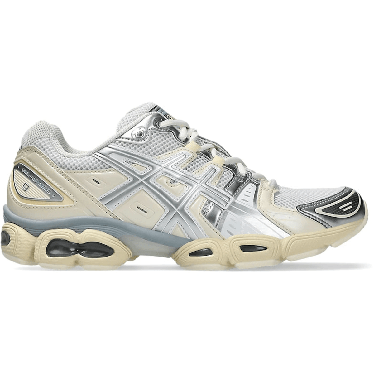 ASICS Gel-Nimbus 9 White Pure Silver - Sneakerzone