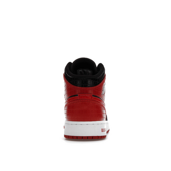 Air Jordan 1 Mid Bred Text