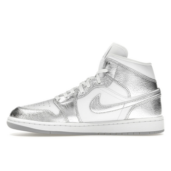 Air Jordan 1 Mid SE Metallic Silver