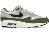 Nike Air Max 1 White Black Medium Olive