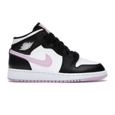 Air Jordan 1 Mid White Black Light Arctic Pink