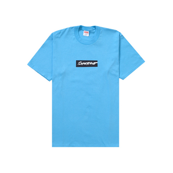 Supreme Futura Box Logo Tee Bright Blue