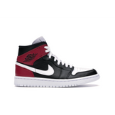 Air Jordan 1 Mid Black Noble Red